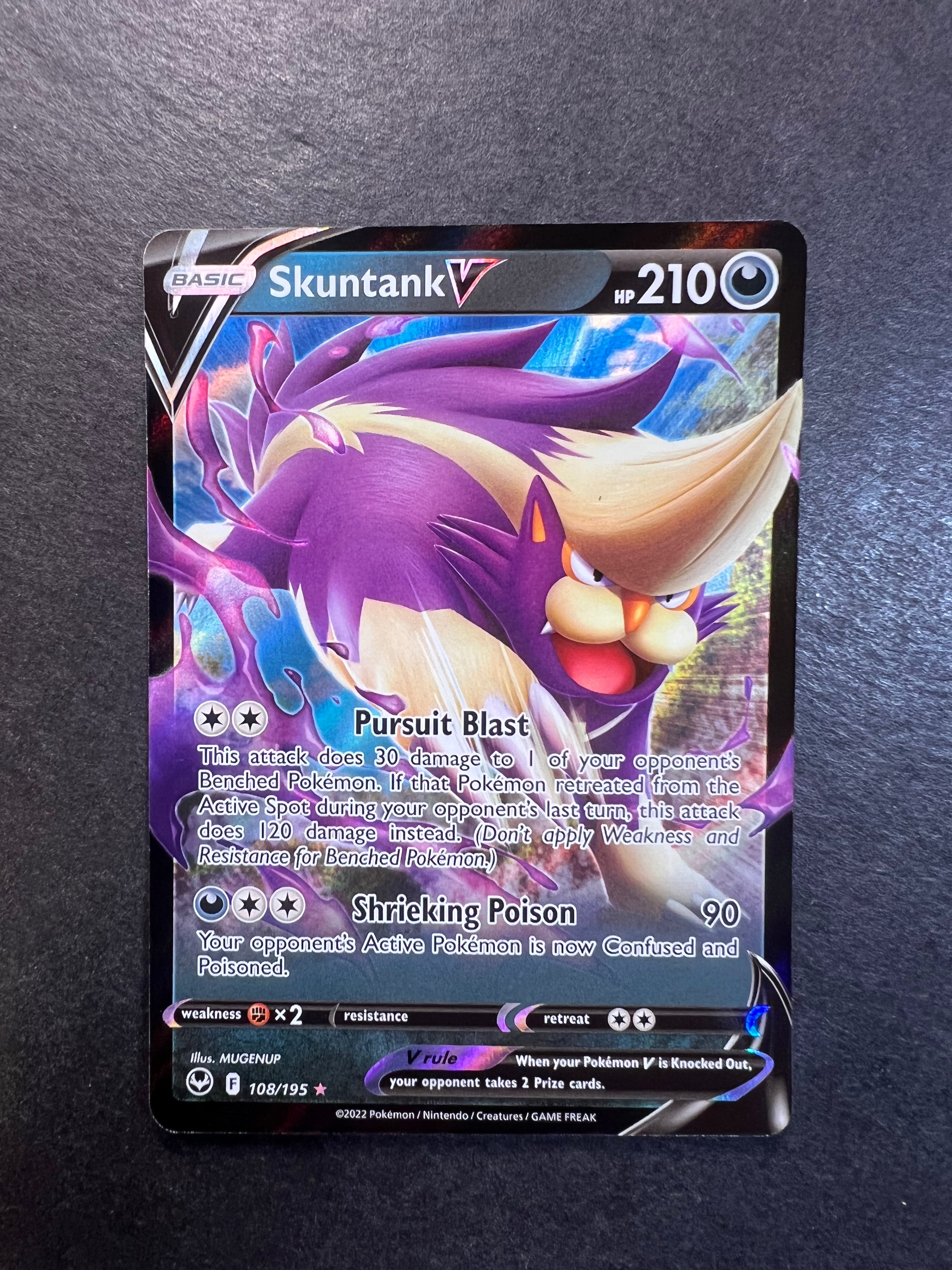 Skuntank V - 108/195 Ultra Rare - Silver Tempest Skuntank V - 108/195 Ultra Rare - Silver Tempest