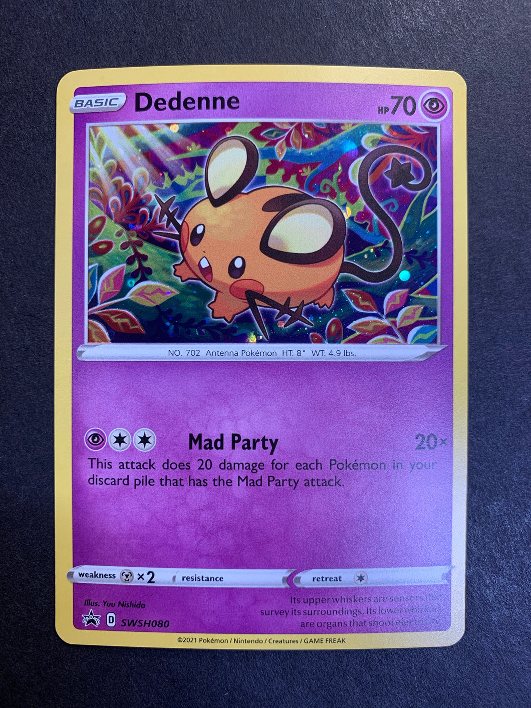Dedenne - SWSH080 Holo Rare Promo - Shining Fates JAB Games13 Dedenne - SWSH080 Holo Rare Promo - Shining Fates JAB Games13