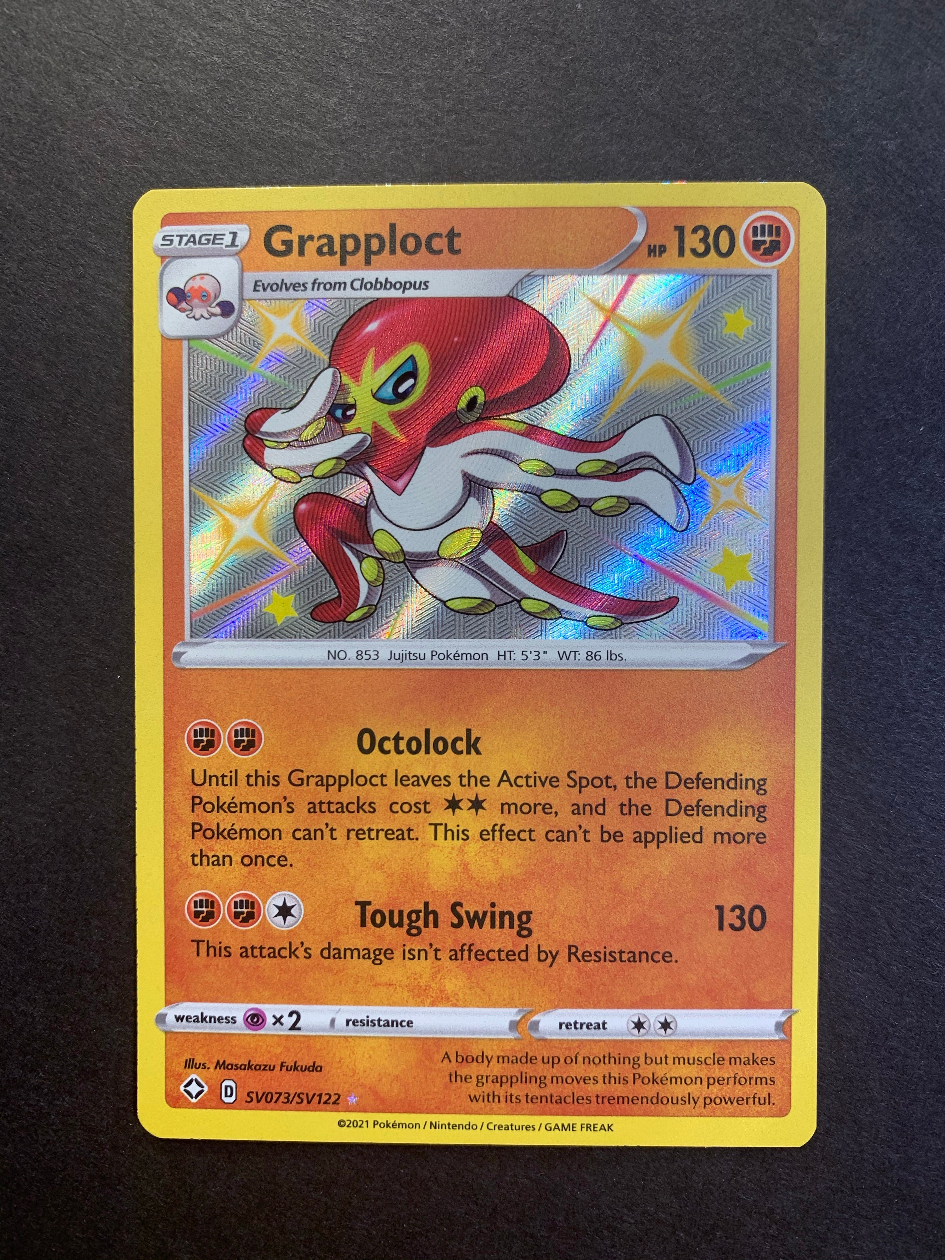 Grapploct - SV073/SV122 Shiny Holo Rare - Shining Fates JAB Games13 Grapploct - SV073/SV122 Shiny Holo Rare - Shining Fates JAB Games13
