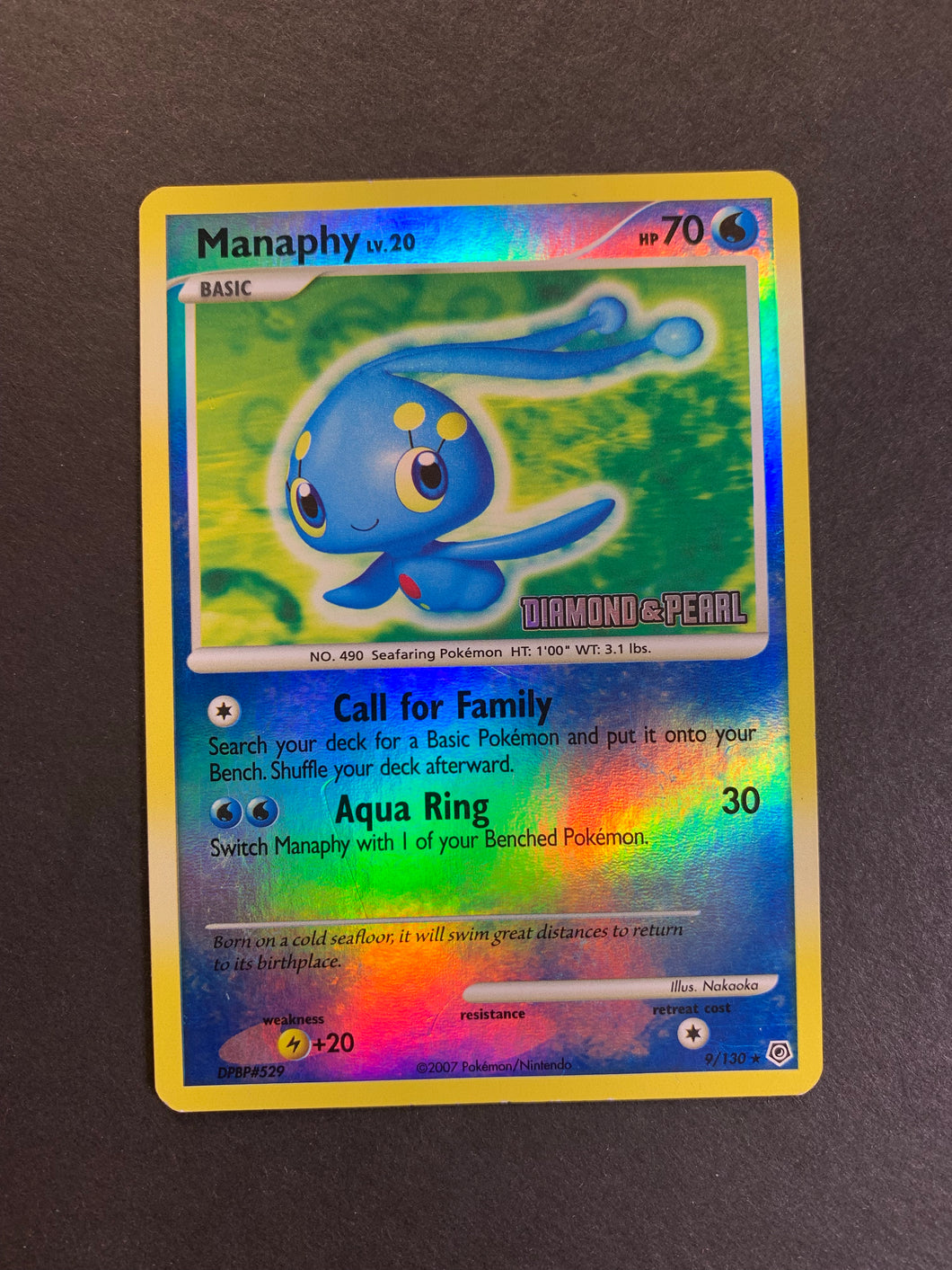 Manaphy - 9/130 Diamond and Pearl Promo