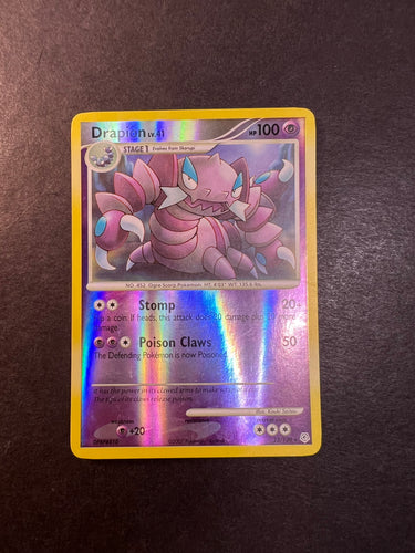 Drapion - 23/130 Reverse Holo Rare - Diamond and Pearl Base Set