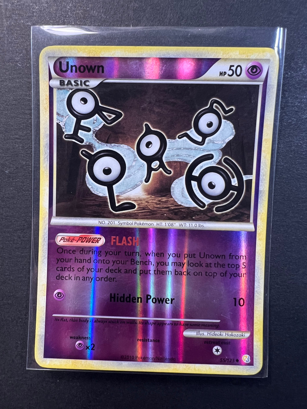 Unown - 55/123 Reverse Holo - HGSS Base Set JAB Games13 Unown - 55/123 Reverse Holo - HGSS Base Set JAB Games13
