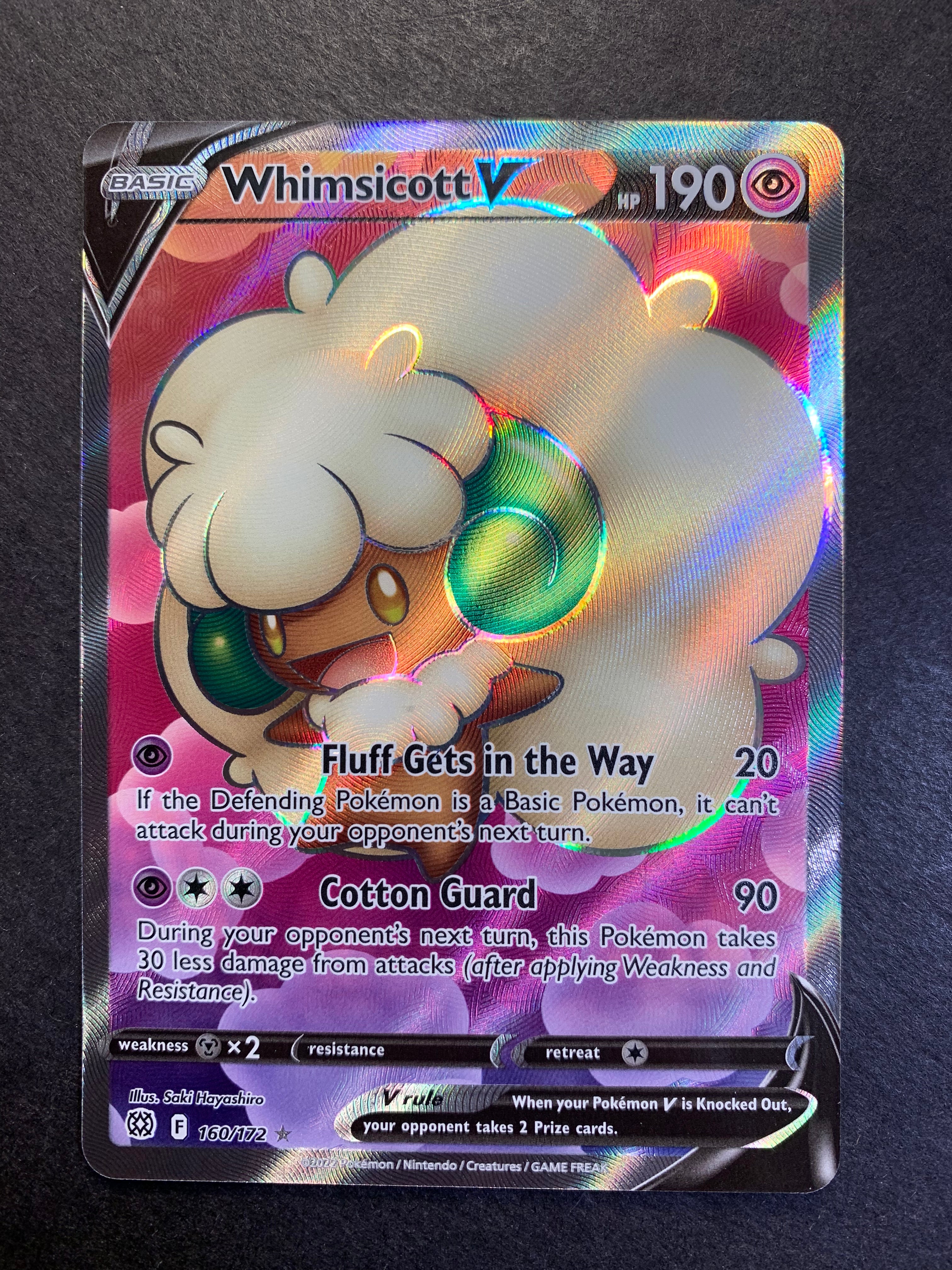 Whimsicott V - 160/172 Full Art Ultra Rare