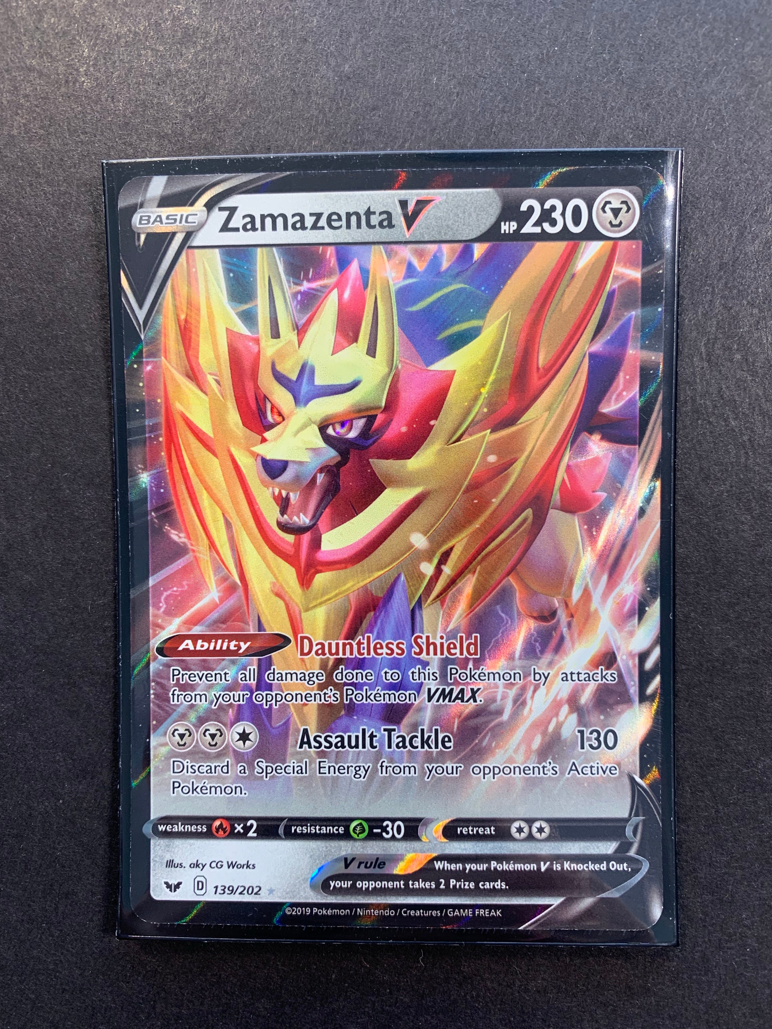 Zacian V & Zamazenta V Ultra Rare Promos 2 Card Lot (Pokemon)