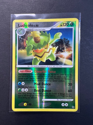 Ludicolo - 34/127 Reverse Holo Rare - Platinum Base Set