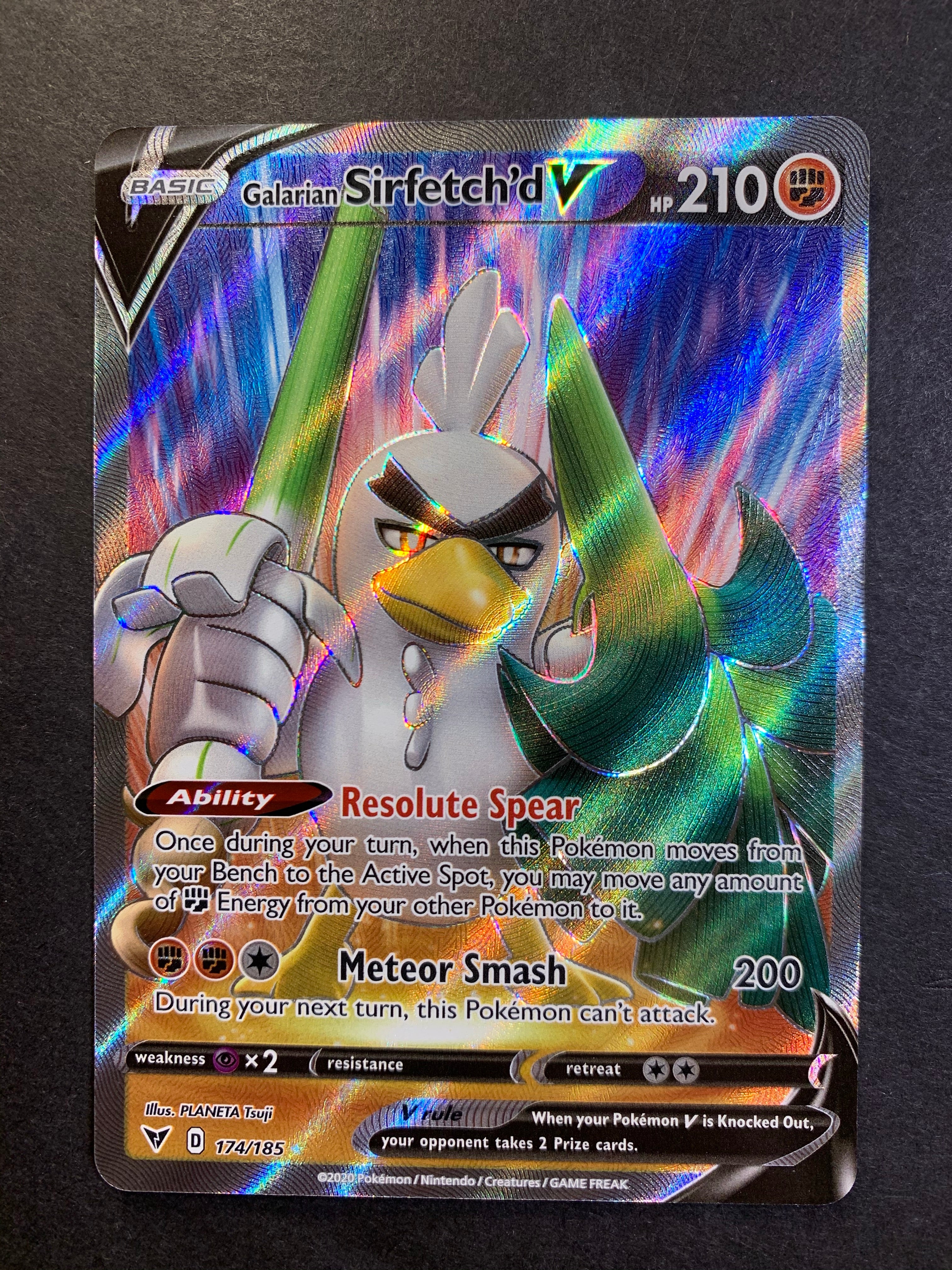 Galarian Sirfetch'd V (Full Art) 174/185