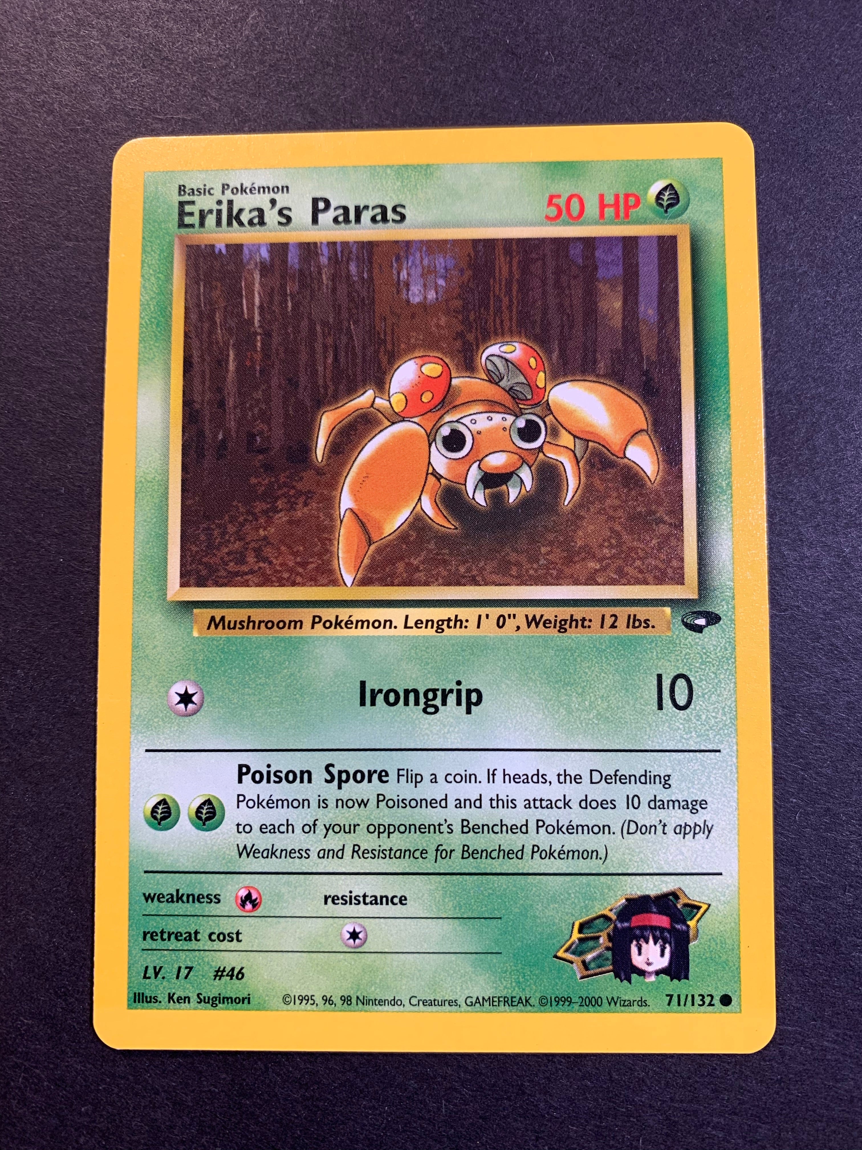Pokemon Gym Challenge Common Erika's Paras #71