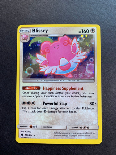 Blissey - 153/214 Cosmo Holo Rare Promo