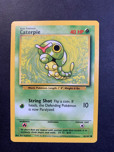 Caterpie - 45/102 Vintage Base Set