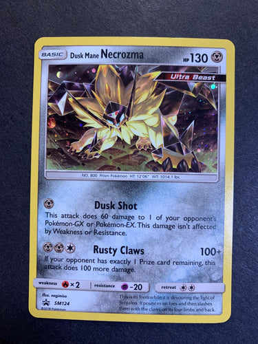 Dusk Mane Necrozma - SM124 Holo Rare Promo