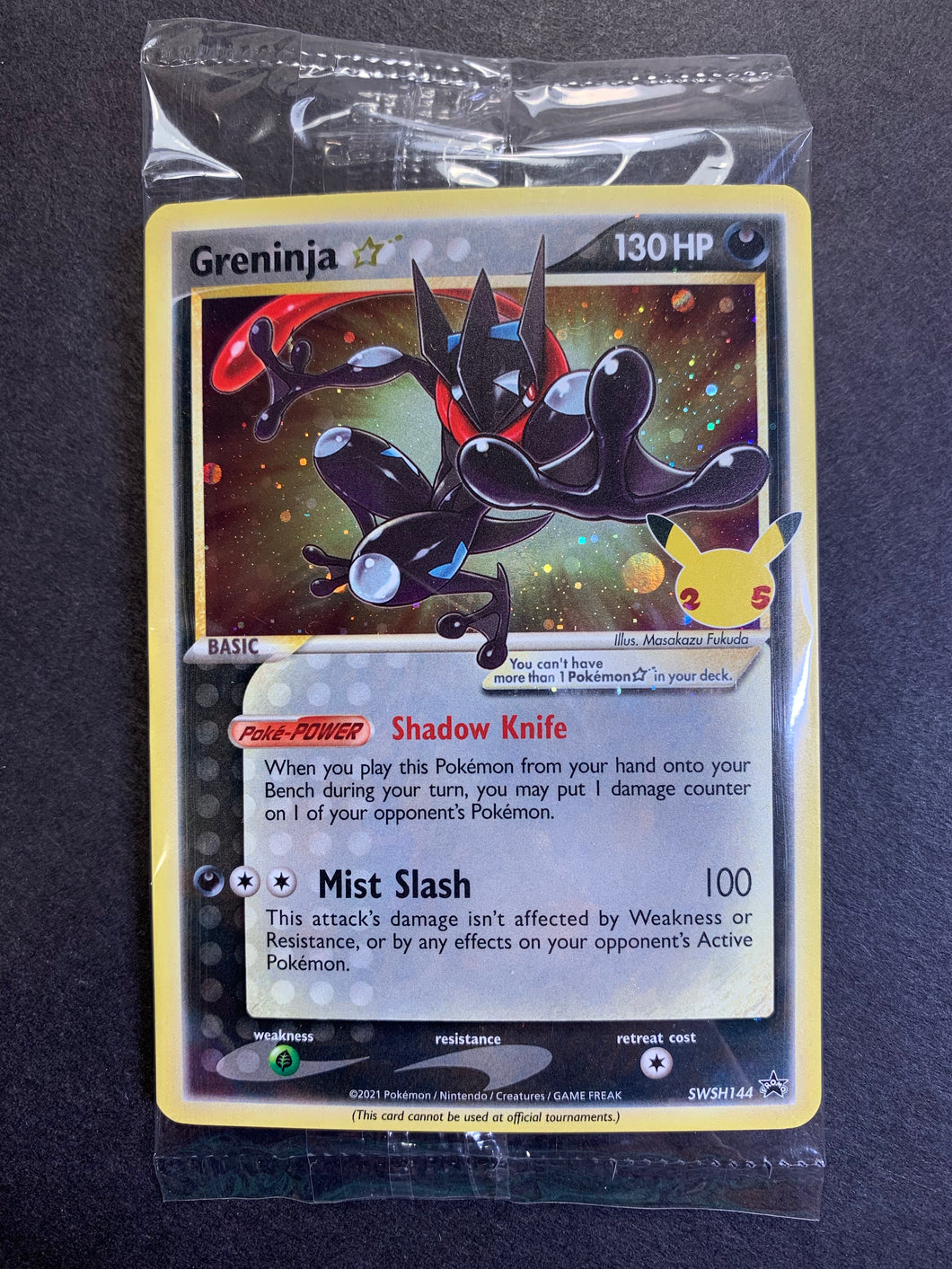 Greninja - SWSH144 Holo Rare Gold Star Promo Sealed - Celebrations JAB Games13 Greninja - SWSH144 Holo Rare Gold Star Promo Sealed - Celebrations JAB Games13