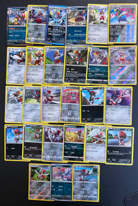 Pokemon Pawniard and Bisharp Card Lot - 27 Cards - Holo Rare and Reverse Holos!