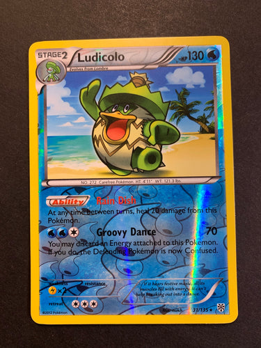 Ludicolo - 31/135 Reverse Holo Rare - Plasma Storm