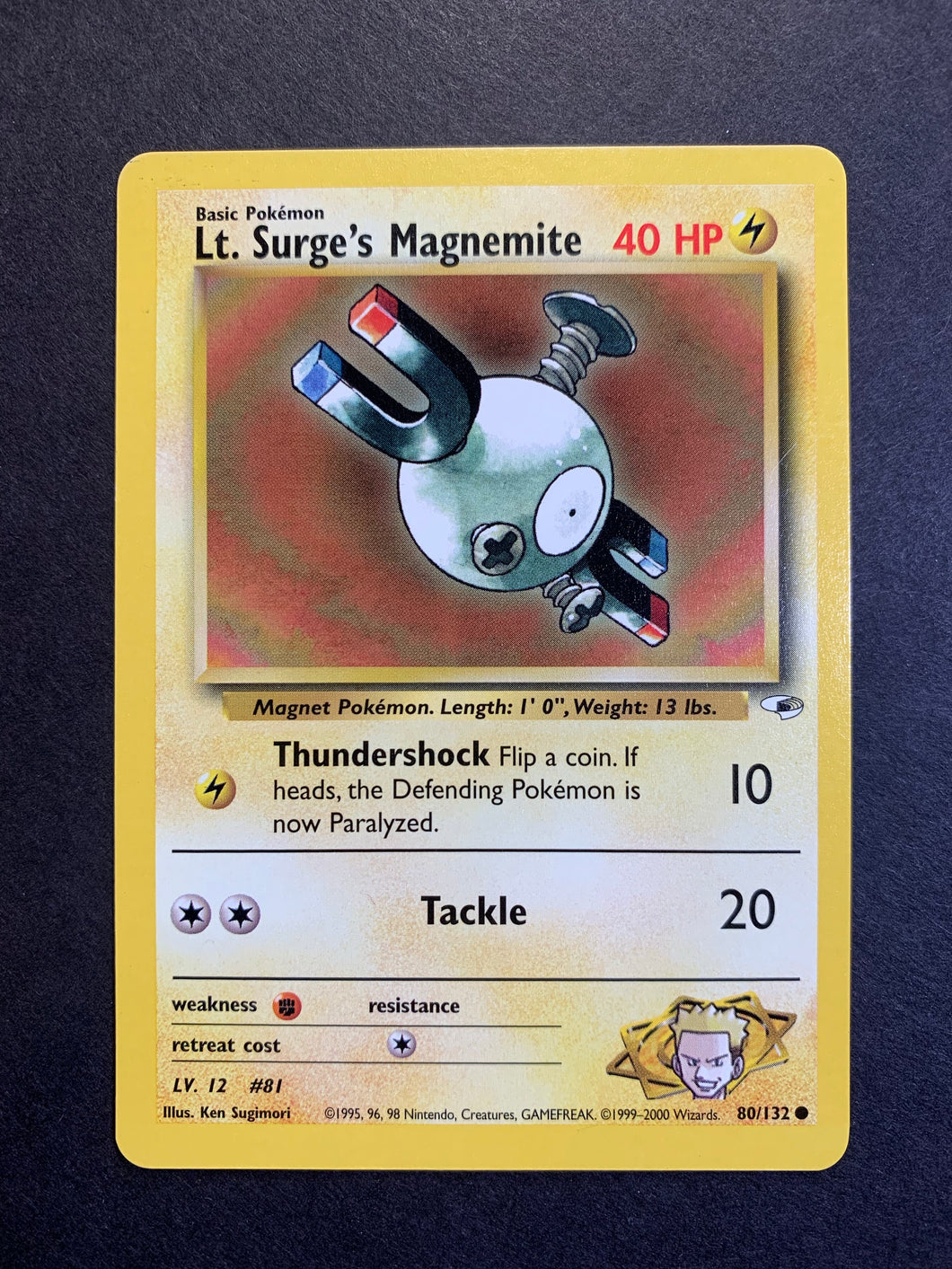 Lt. Surge’s Magnemite - 80/132 Gym Heroes Set