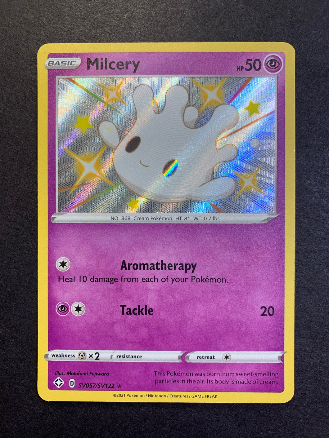 Milcery - SV057/SV122 Shiny Holo Rare - Shining Fates JAB Games13 Milcery - SV057/SV122 Shiny Holo Rare - Shining Fates JAB Games13