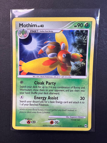 Mothim - 6/99 Holo Rare - Platinum Arceus