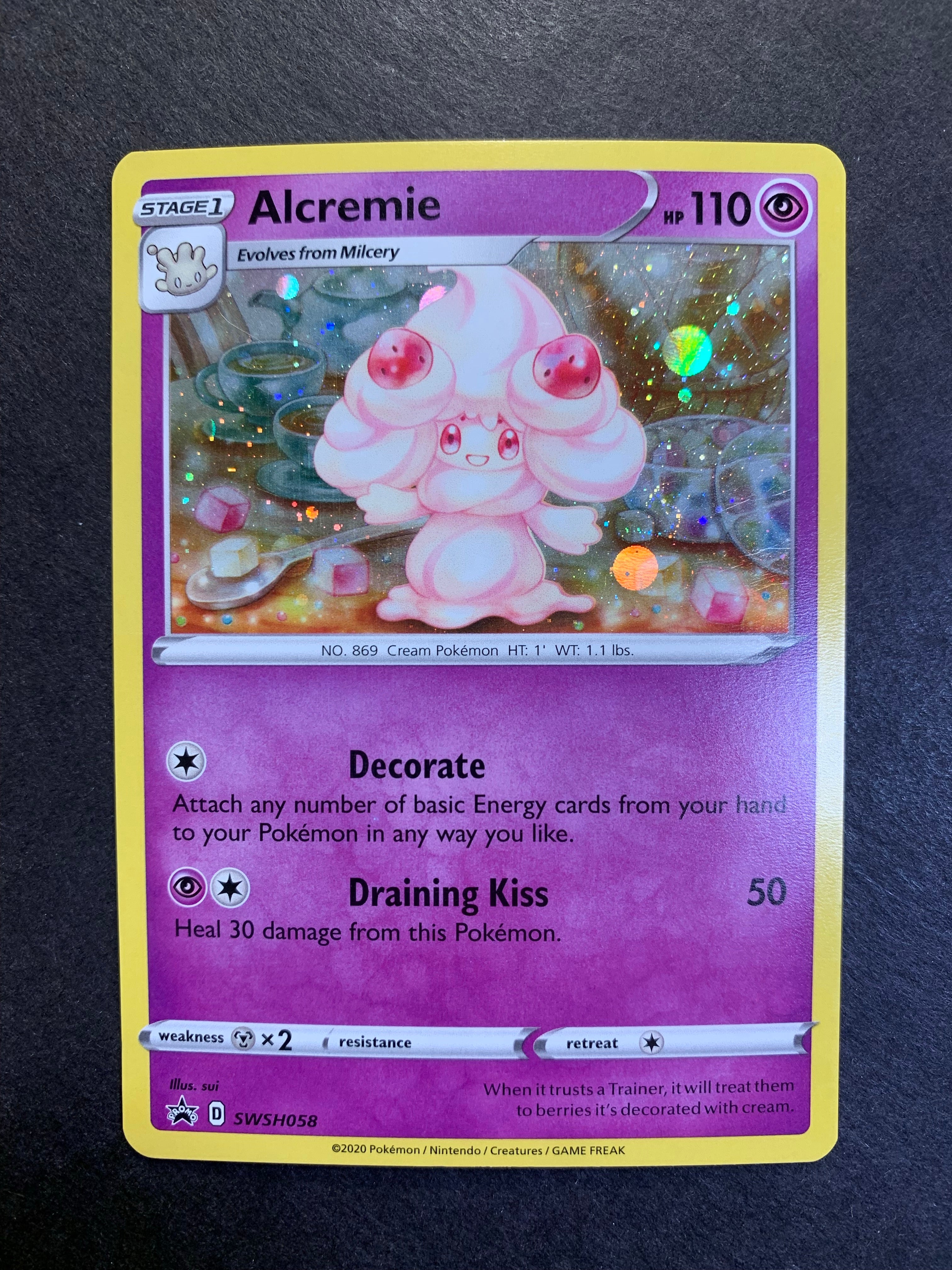 Alcremie - SWSH058 Holo Rare Promo JAB Games13 Alcremie - SWSH058 Holo Rare Promo JAB Games13
