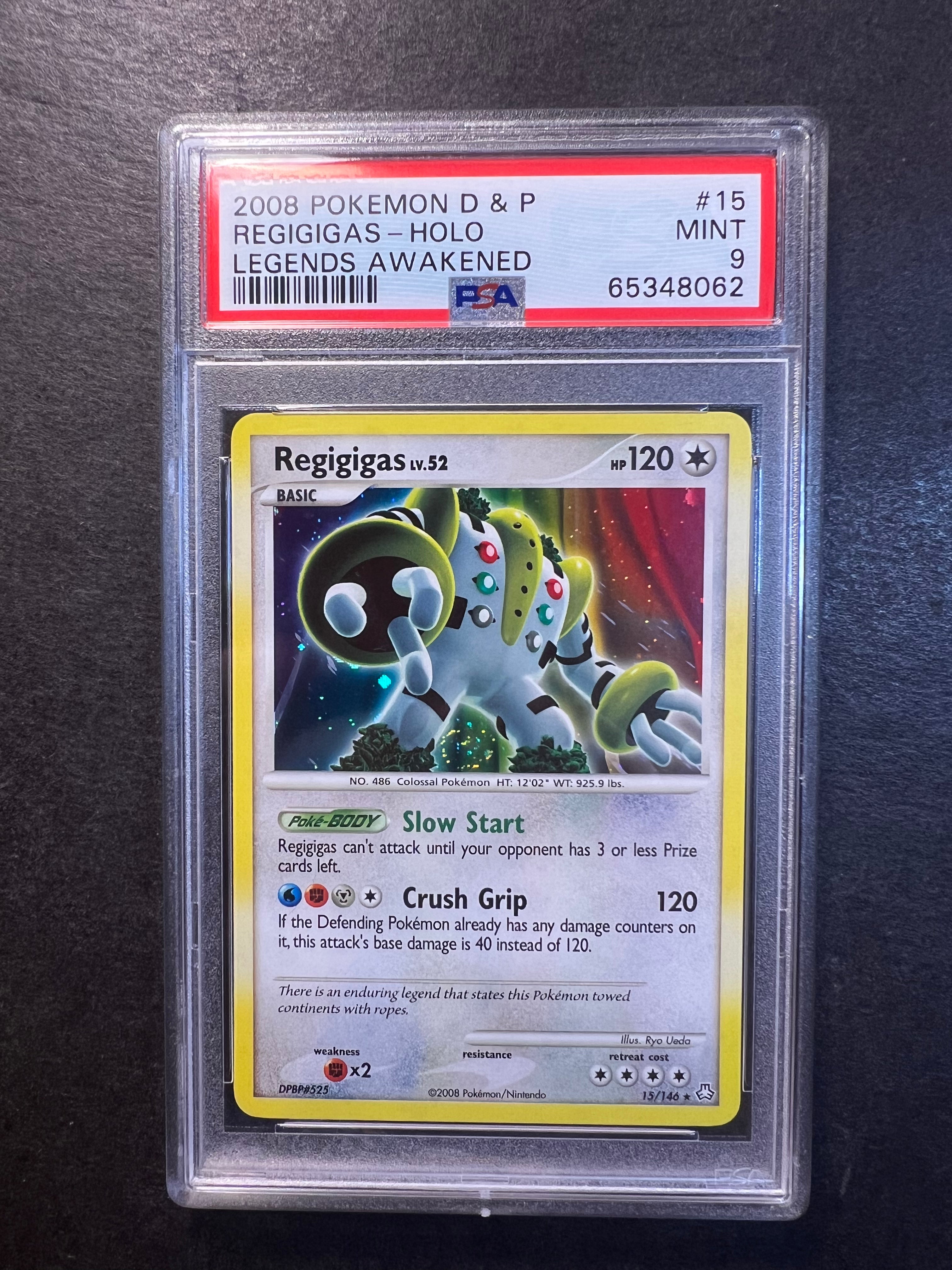 regigigas pokemon card price PSA 9 Regigigas - 15/146 Holo Rare