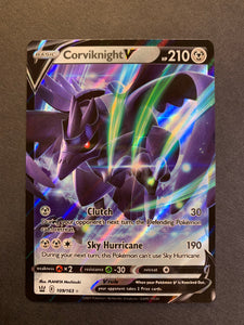 corviknight v pokemon card 2021 Sword & Shield: Battle Styles #156/163 Holo (Full Art) Price Guide Commemorate your favorite tabletop game with this Corviknight V 2022 Pokemon Silver Tempest Ultra Rare #TG18 PSA Authenticated 10 Card Corviknight V - TG18/TG30