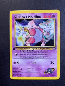 Sabrina’s Mr. Mime 1st Edition - 94/132 Gym Heroes Set