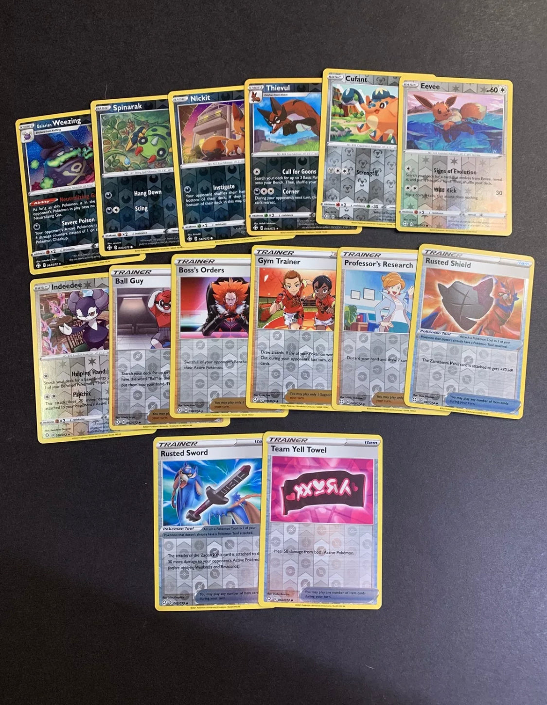 Pokemon Shining Fates Complete Reverse Holo Set - 53 Cards + 7 Ultra R JAB Games13 Pokemon Shining Fates Complete Reverse Holo Set - 53 Cards + 7 Ultra R JAB Games13