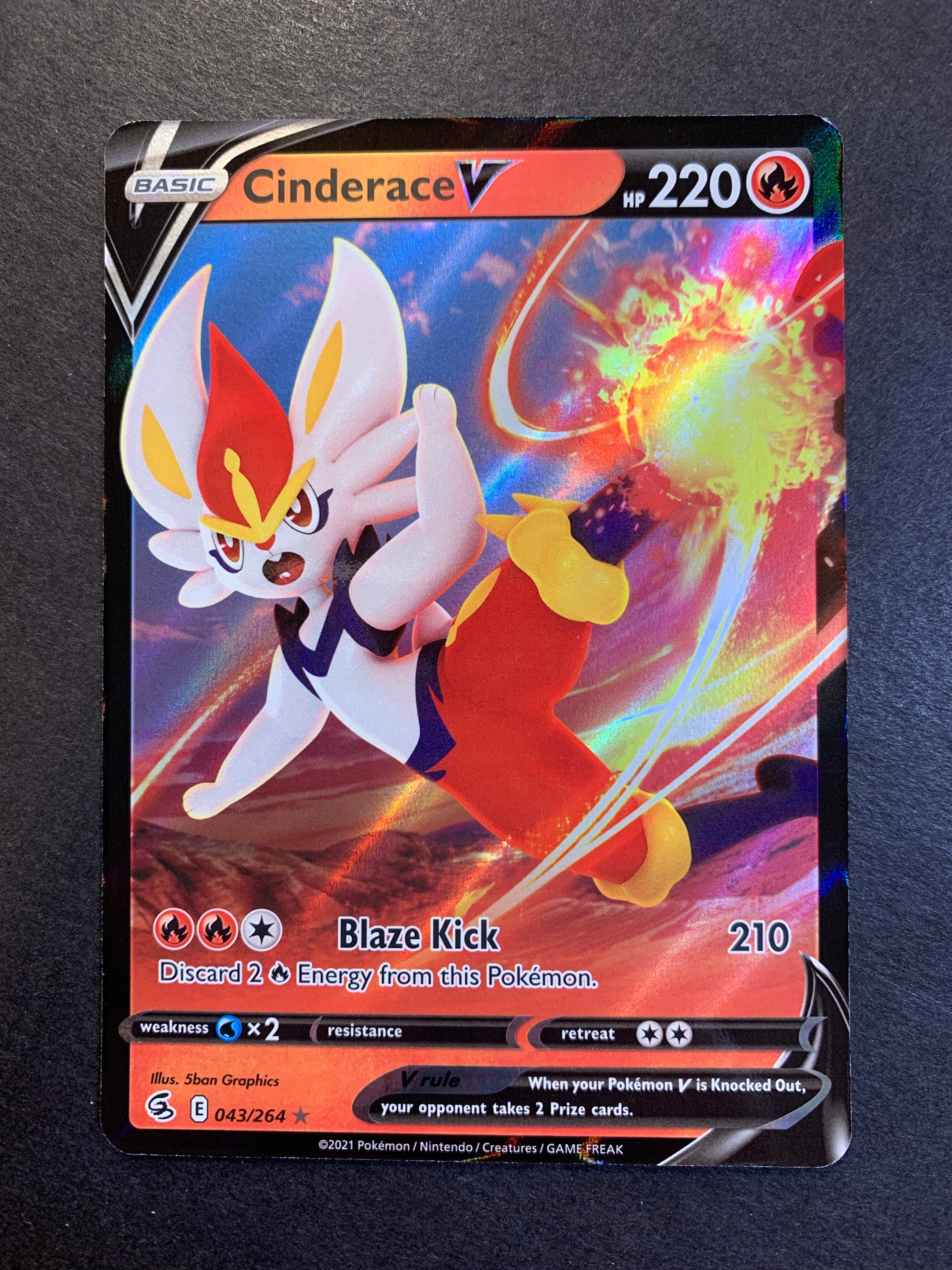 Cinderace V - 043/264 Ultra Rare - Fusion Strike