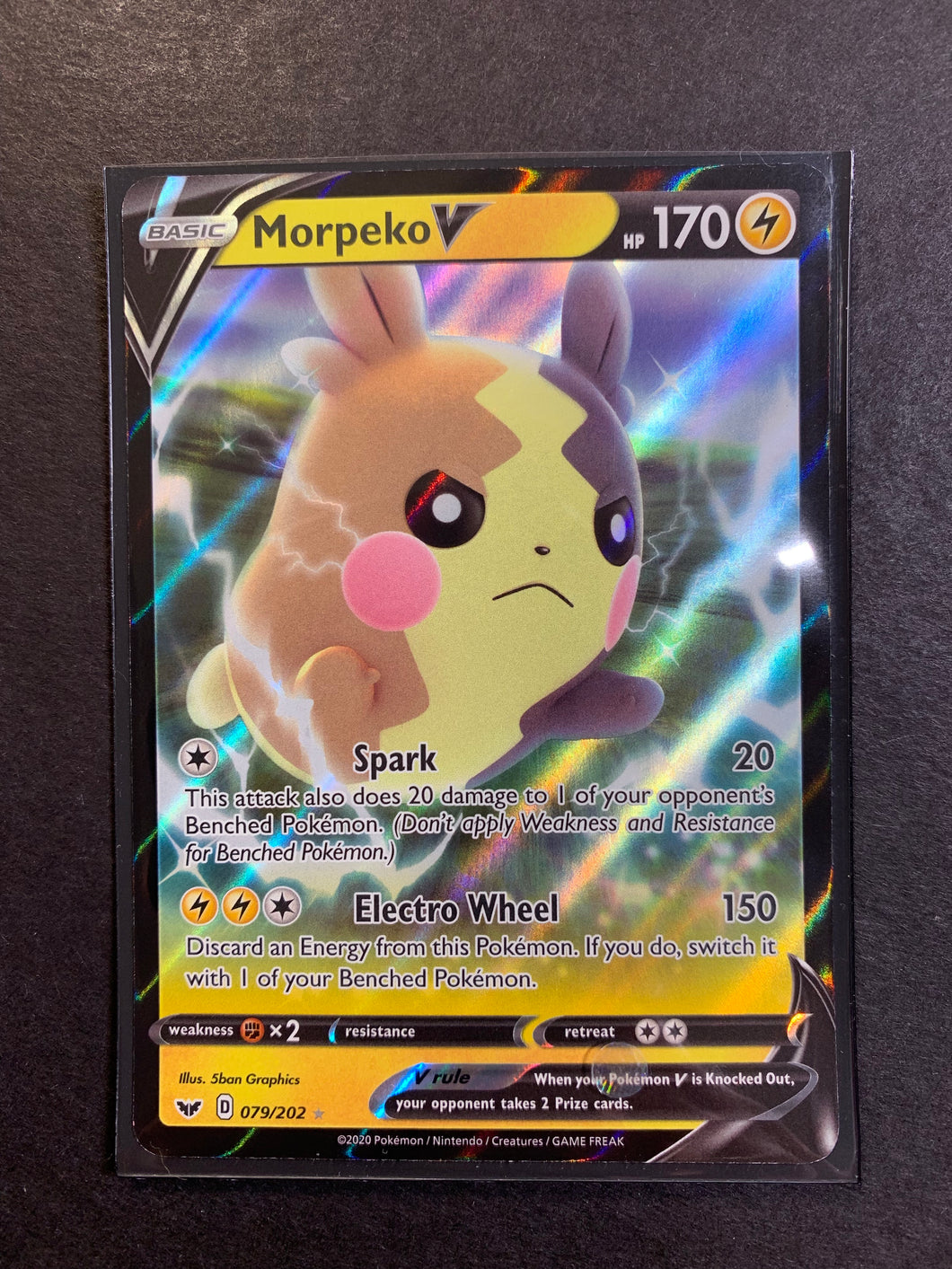 Morpeko V - 079/202 Ultra Rare - Sword and Shield JAB Games13 Morpeko V - 079/202 Ultra Rare - Sword and Shield JAB Games13