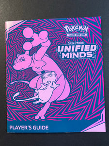 Pokemon Unified Minds Player’s Guide Book - Mew & Mewtwo