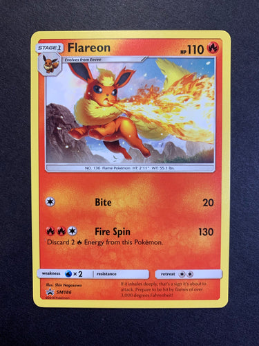 Flareon - SM186 Non-Holo Rare Promo