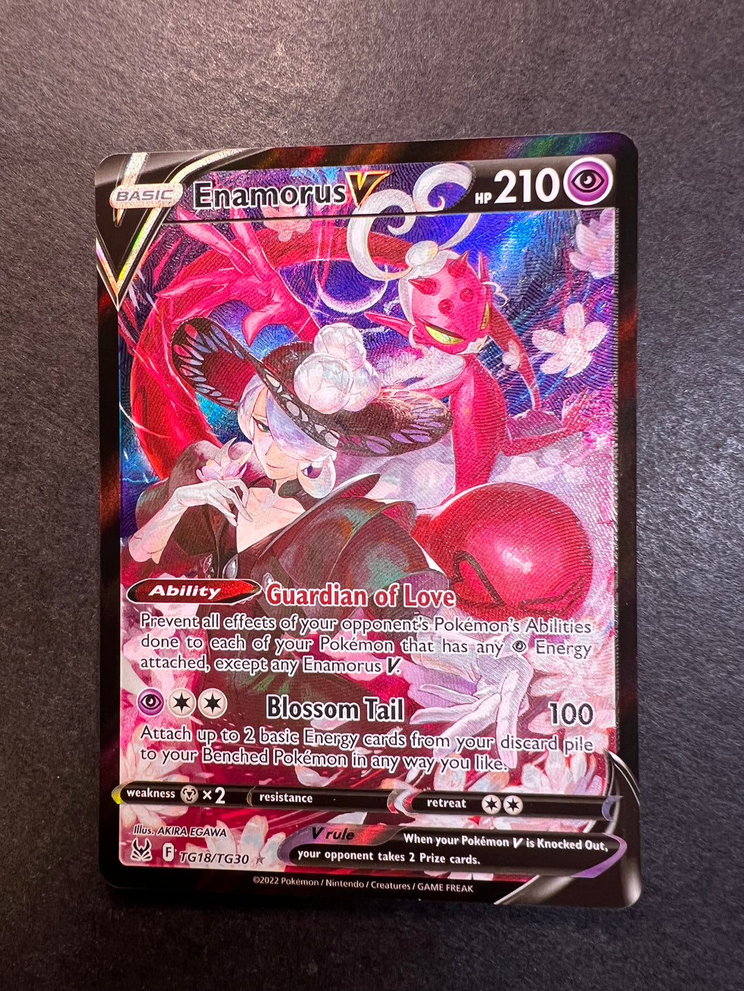 Enamorus V - TG18/TG30 Full Art Ultra Rare - Lost Origin JAB Games13 Enamorus V - TG18/TG30 Full Art Ultra Rare - Lost Origin JAB Games13