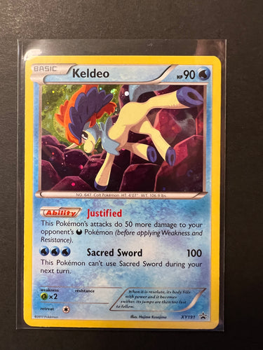 Keldeo - XY191 Holo Rare Promo