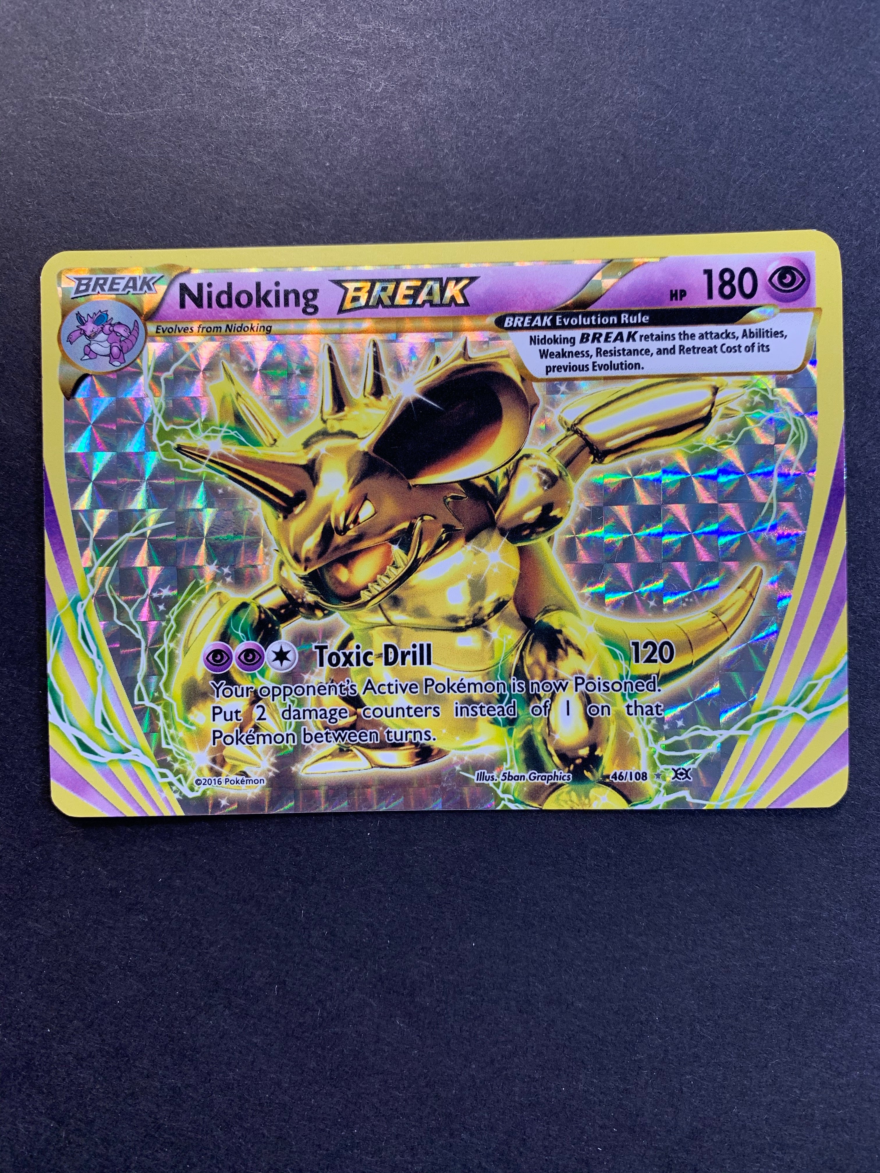 Pokemon Nidoking Break (46/108) Xy Evolutions Holo Pokemon Nidoking Break (46/108) Xy Evolutions Holo