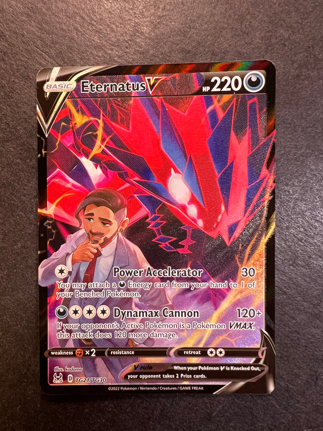 Eternatus V - TG21/TG30 Full Art Ultra Rare
