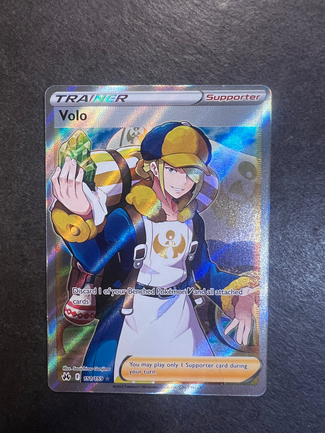 Volo - 151/159 Crown Zenith Full Art Trainer - NM/MINT Volo - 151/159 Crown Zenith Full Art Trainer - NM/MINT